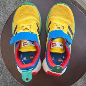 Adidas Kids Sneakers - Yellow, Blue, and Green